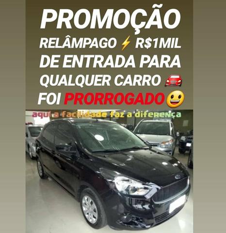 Facilitando!! R$1MIL DE ENTRADA(KA 1.0 2015 TOP COMPLETO)