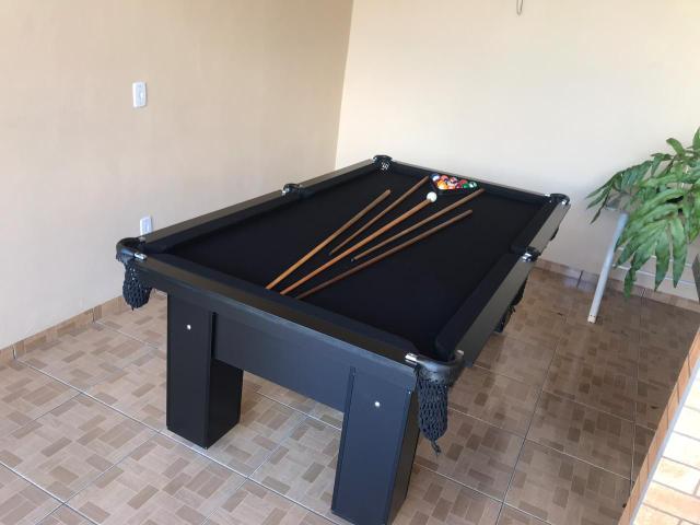Mesa de Bilhar Pés Tecido Preto Modelo TRA4889 - Foto 2