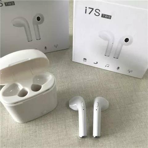 Fone Ouvido Bluetooth I7s 4.2 Par Tws Sem Fio Case Base