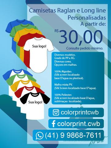Color print camisetas personalizadas - Foto 2
