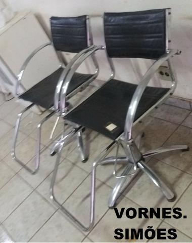Cadeira Para Salão De Beleza E Barbeiro Hidráulica Giratória. O Valor é de Cada - Foto 4