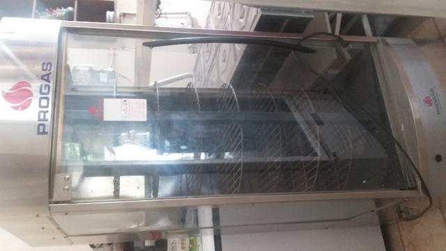 Máquina frangueira e geladeira vitrine - Foto 4