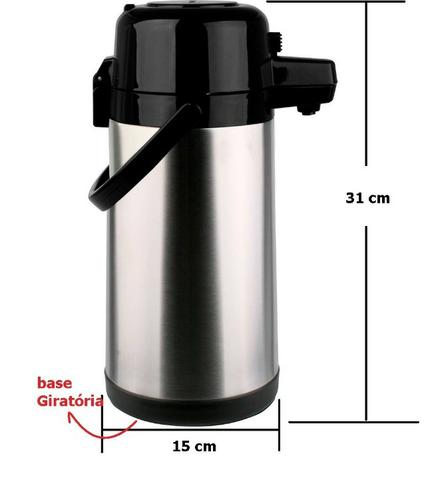 Garrafa Térmica Inox 1,9 Litros Termopro - Foto 2