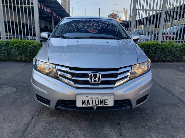 Honda city LX 1.5 13/13 aut. prata flex - Foto 3