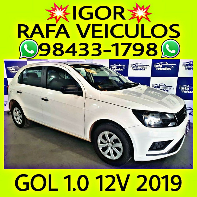GOL 1.0 FLEX 2019 1 MIL DE ENTRADA NA RAFA VEICULOS YGH