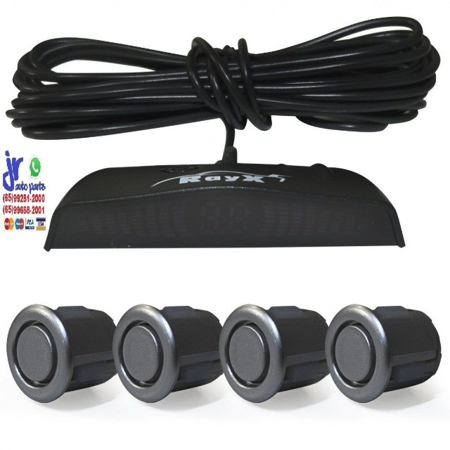 Kit sensor de estacionamento ré Grafite Fox - Foto 5