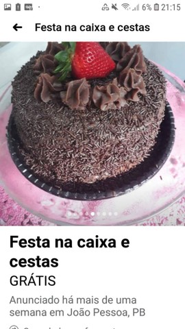 Festa na caixa, bolo, doces e salgados  - Foto 4