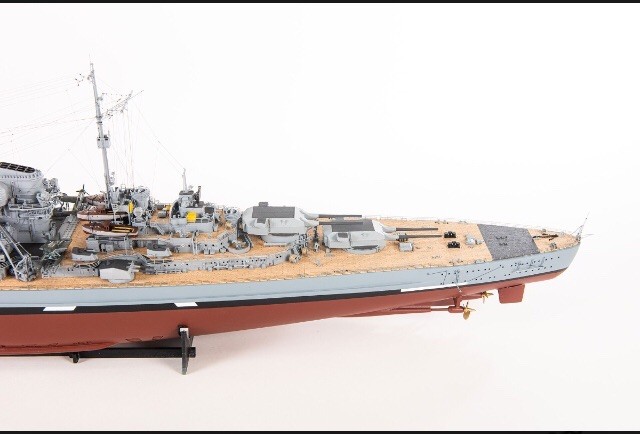 Navio Bismark para montar escala 1/200 - Foto 4