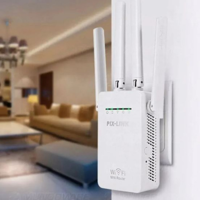 Repetidor Wireless 4 Antenas 300mbps Wifi Pix-link Lv-wr09 - Foto 2