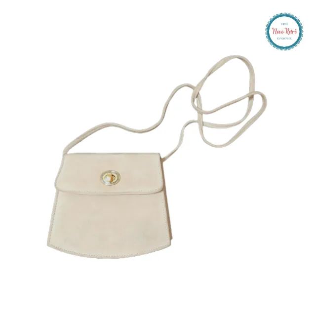 Bolsa de Couro - Camurça Bege
