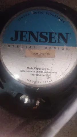 Caixa passiva para Amplificador guitarra violão falante italiano Jensen de 70w - Foto 2