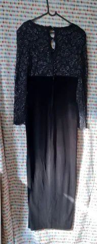 Vestido de festa em veludo tamanho G - Foto 3