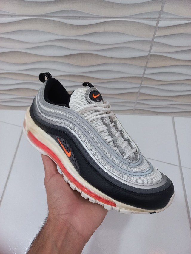 nike air max 97 midnight navy laser orange