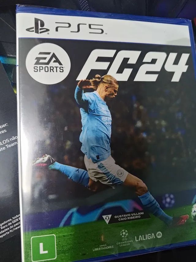 Playstation 5, Fifa 2024, EA Sports FC 24 Bundle, Com Leitor, Novo