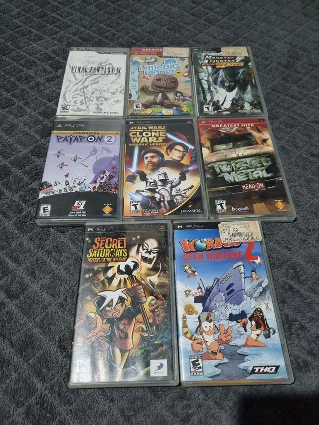 Jogos Psp / Lote 7 Jogos