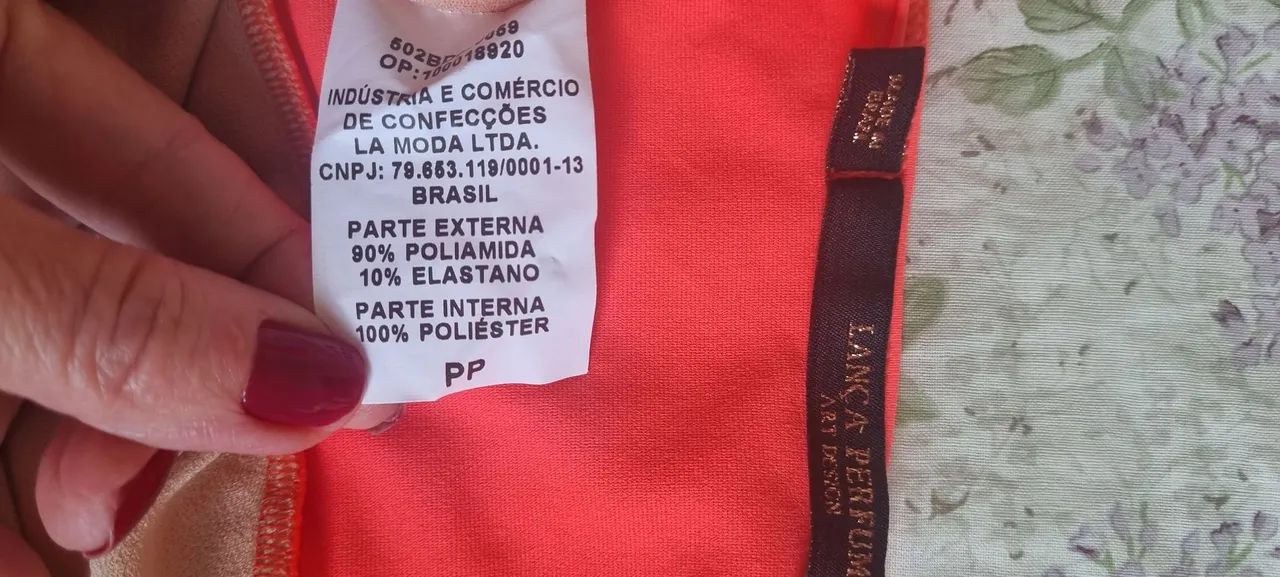 body nunca usado decote nas costas, pp, veste p também, lança perfume - Foto 3