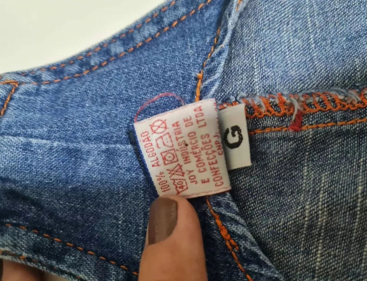 Macacão Jeans Bebê - Tamanho G (12 a 18 meses) - Foto 3