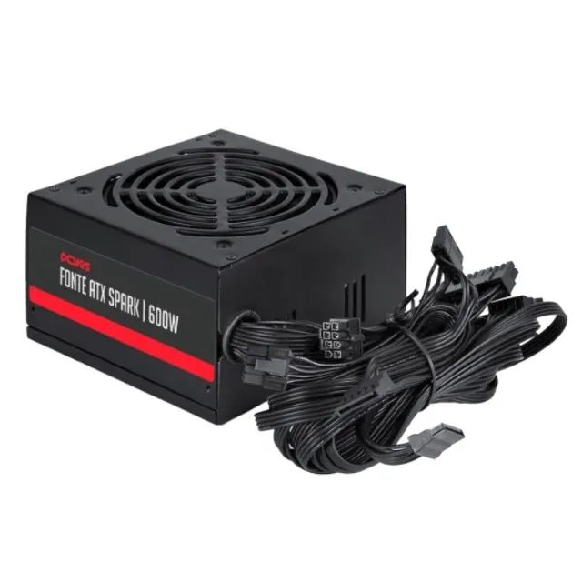 Fonte Atx Pcyes Spark 600W - Pfc Ativo - Cabos Flat - Pxsp600Wpt 001641 - Foto 3