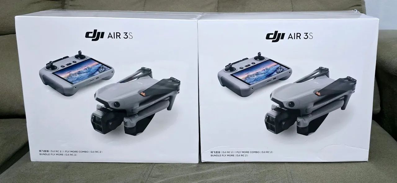 DRONE DJI AIR 3S COMBO RC2 COM TELA, COM ANATEL DE FÁBRICA À PRONTA ENTREGA - Foto 4