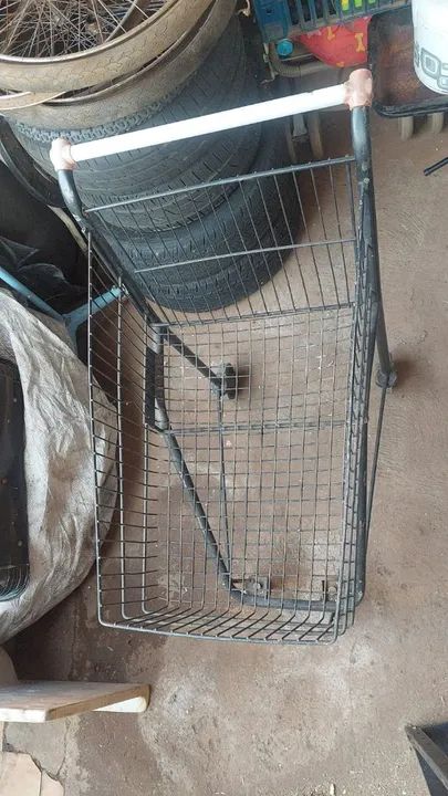 2 Carrinho de supermercado 2 andares - Foto 4
