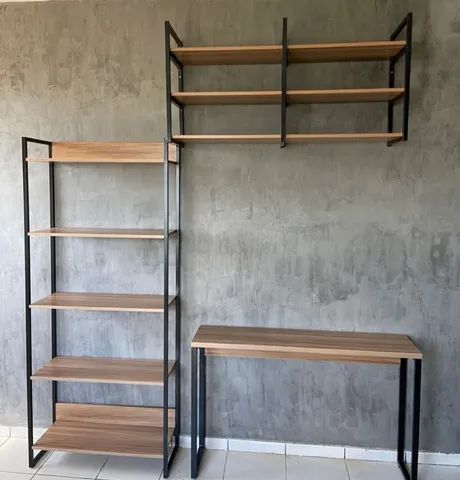 Kit estante estilo industrial . Medidas na descrição!! - Foto 2
