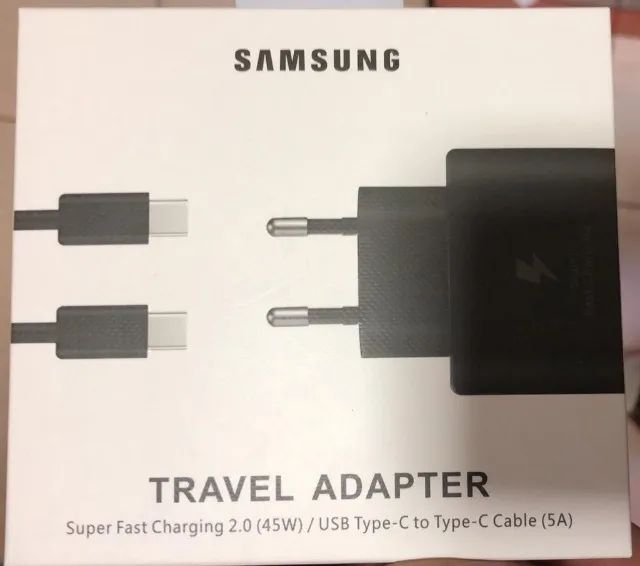 Carregador Super Fast Charging Preto 45W (Cabo USB-C) - Foto 2