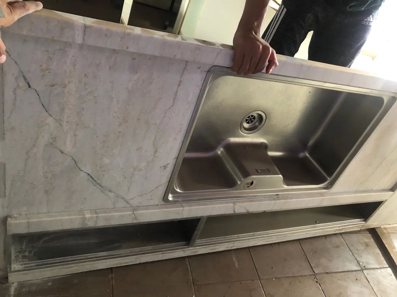 Cozinha Quartzito Mont Blanc 