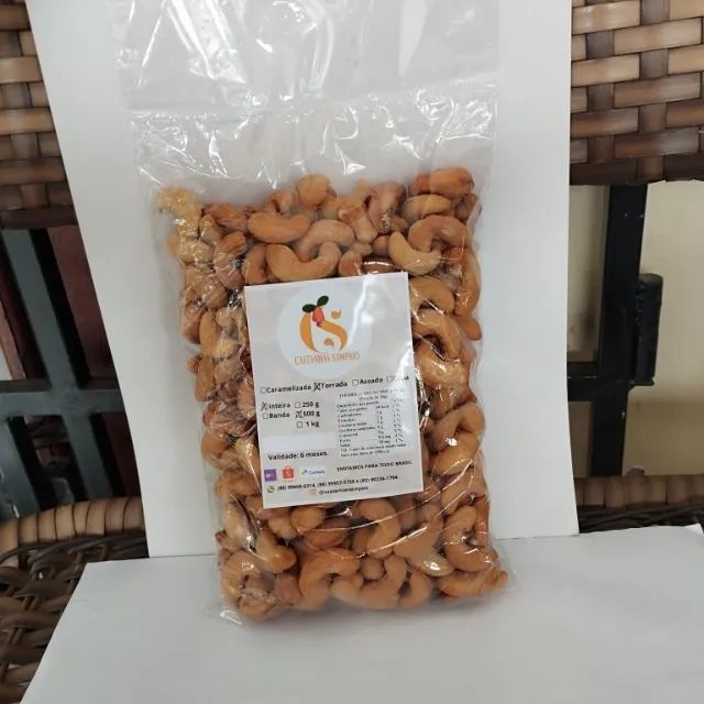 Castanha de Cajú Inteira(W1 Torrada) Atacado - Foto 3