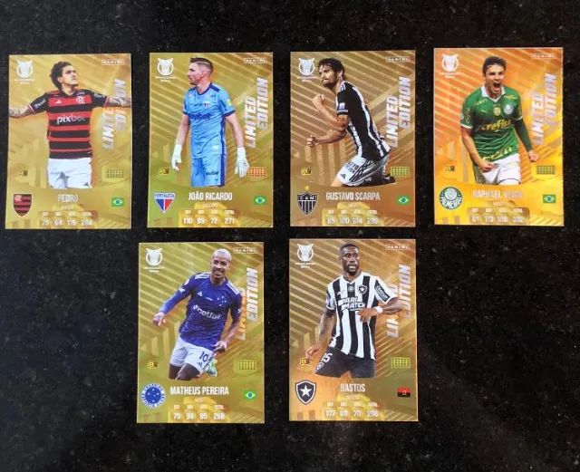 Card LIMITED Brasileirão 2024 - 6 Cards Originais!!!!!