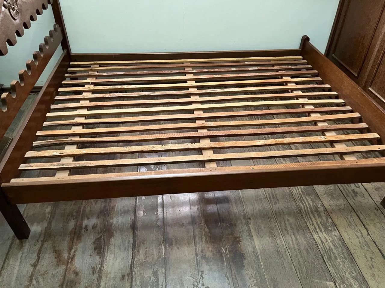 Cama de Casal de madeira maciça - Foto 2