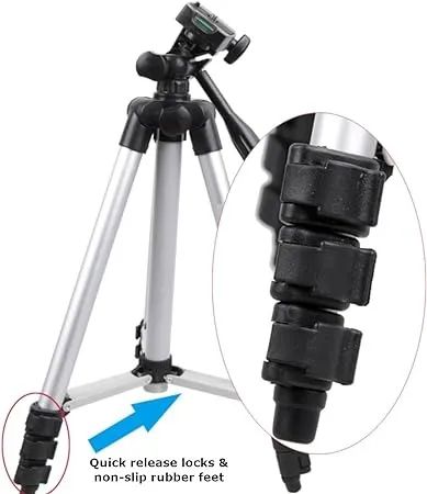 Tripé portátil de 3 vias WT-3110A para filmadora