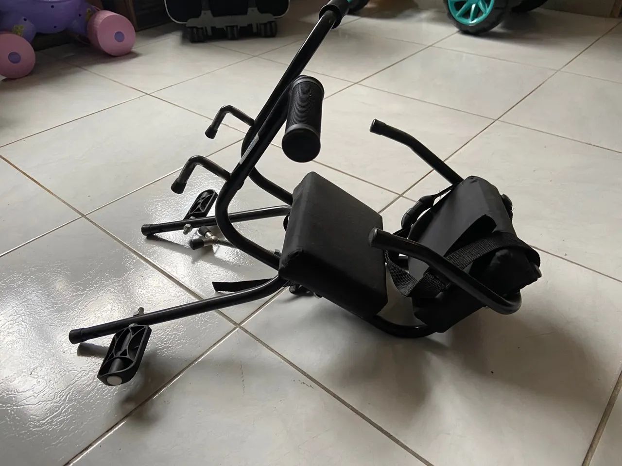 Cadeirinha de bike infantil dianteira  - Foto 2