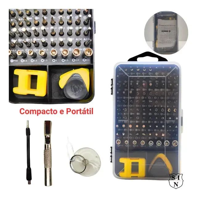 Kit Chave Precisão Pro Conjunto Completo Reparo Portátil