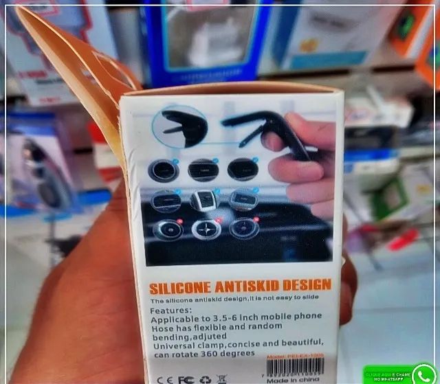 Suporte Para Celular Car Silicone 