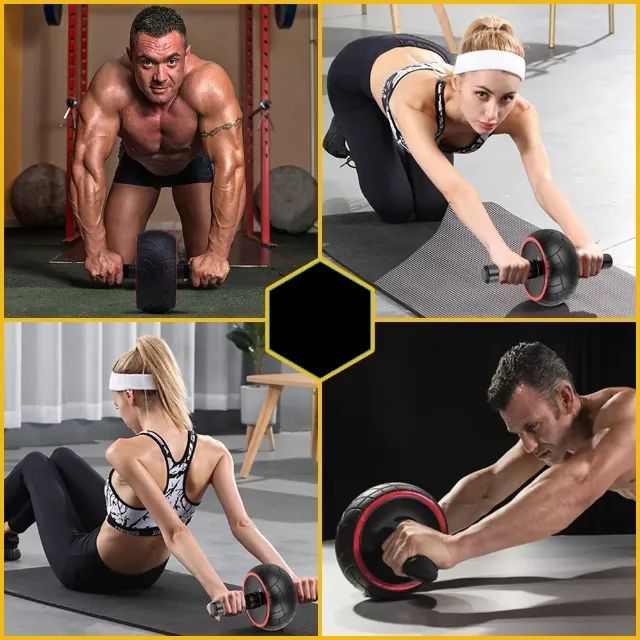 Rodas Largas Para Exercicios Físicos e fisioterapico + Tapere para Joelhos - Foto 4