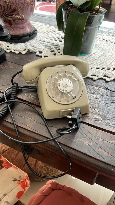 Telefone de Mesa Ericsson Original dos Anos 80 - Modelo de Disco Vintage - Foto 2
