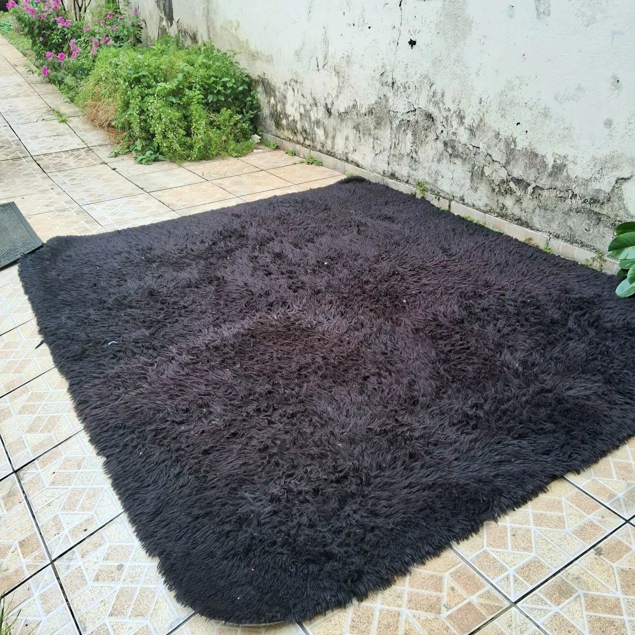 Tapete Pelúcia Preto - 2,00x2,50m - Foto 3