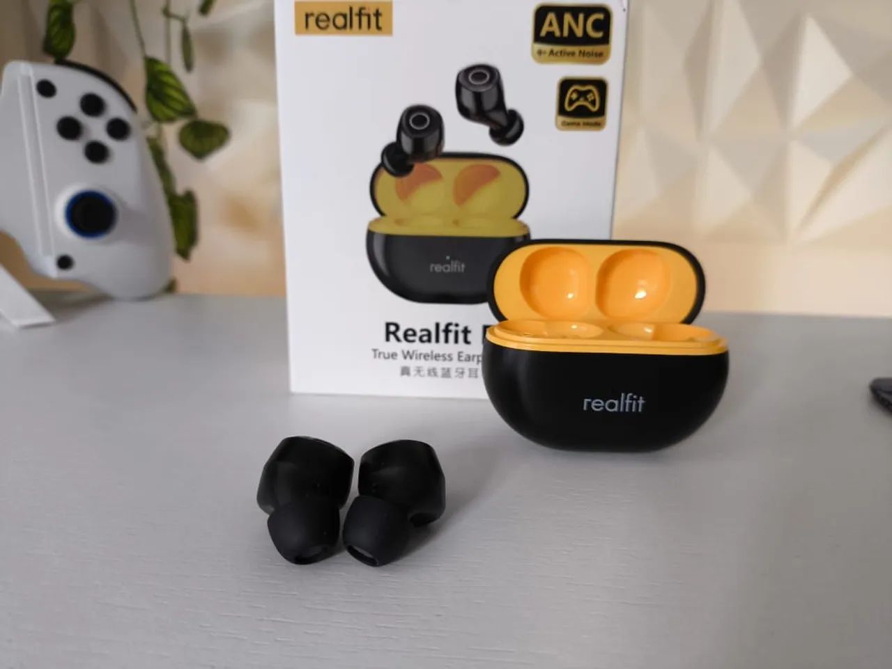 Fone de ouvido Bluetooth Realfit F4 com Cancelamento de ruido 40db - Foto 3