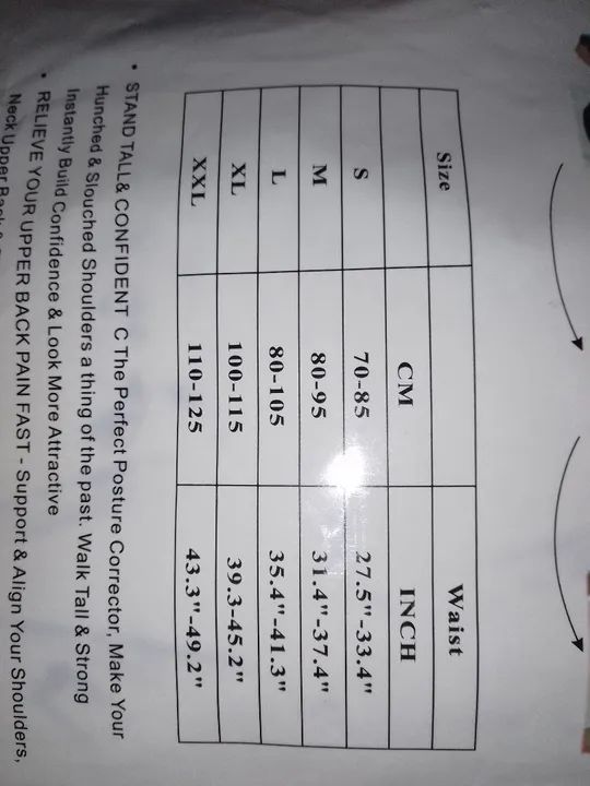 Faixa de Correção Postural (G) - NOVO! - Foto 3