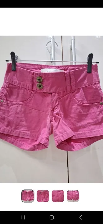 Short feminino aquamar seminova