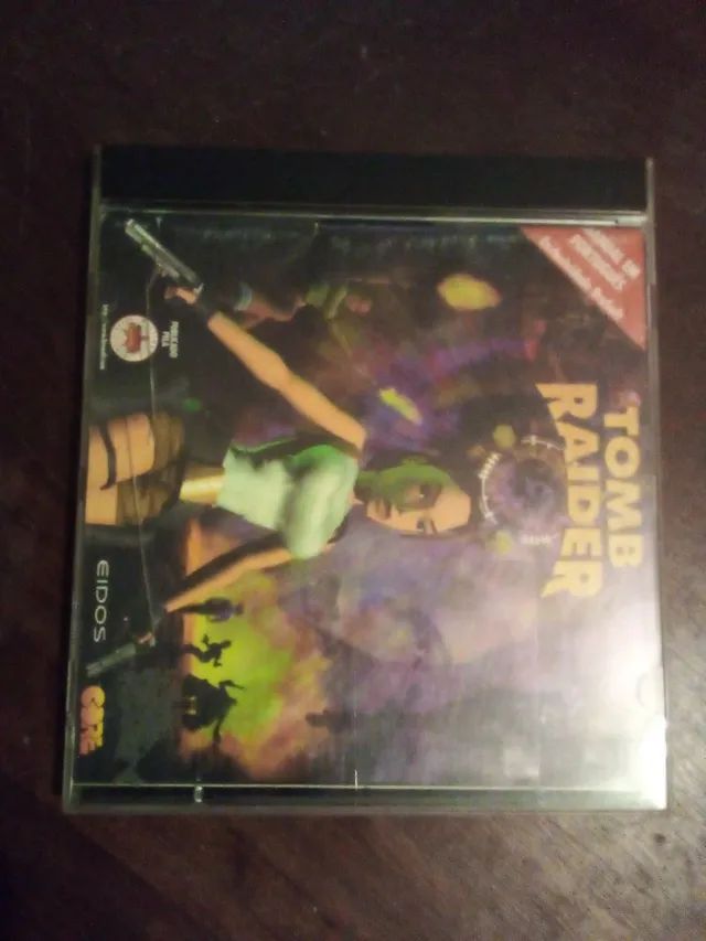 Jogo para PC Tomb Raider 1 1996, cd com case e manual em português