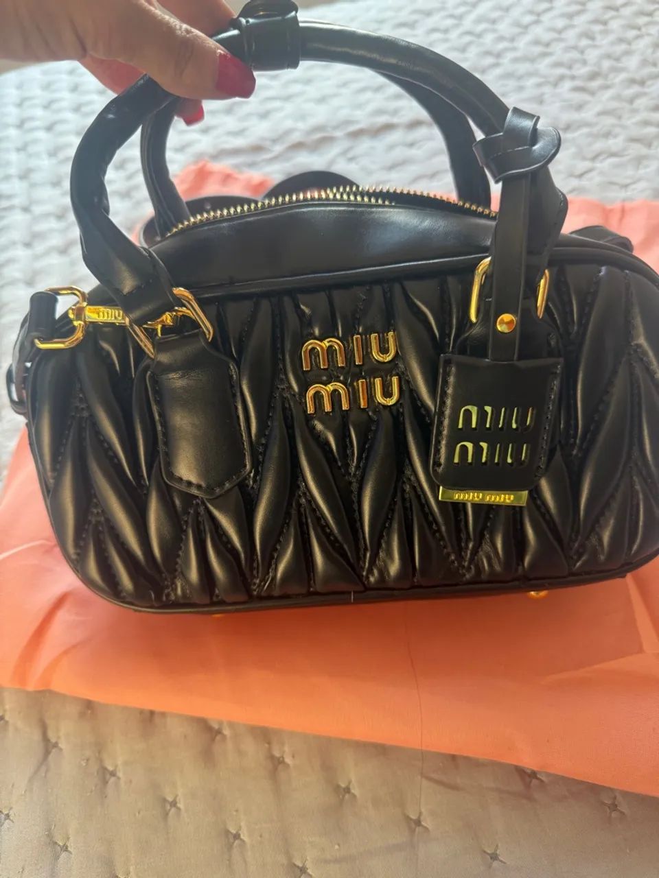 bolsa tote arcadie miu miu - Foto 2