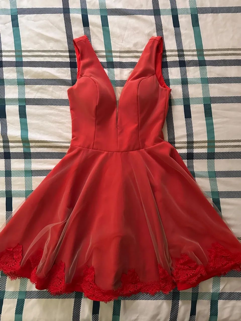 Vestido Vermelho Rodado - Foto 2