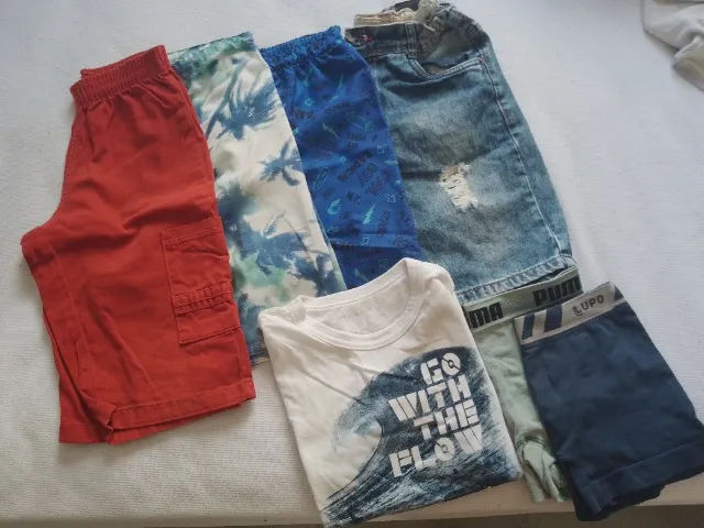 Roupas menino verão tamanho 8 anos