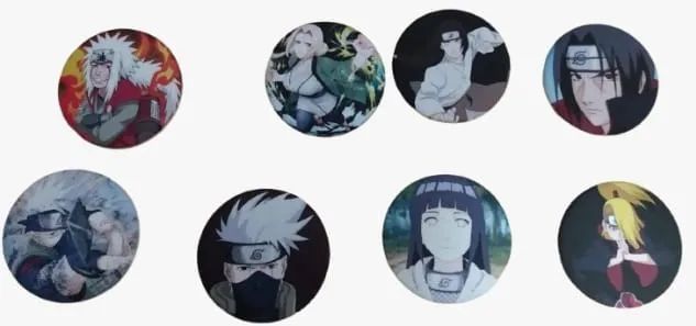 KIt 20 Bottons Anime Naruto Soft - Foto 3