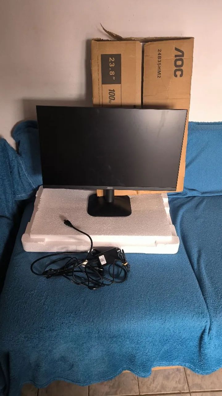 MONITOR AOC FULL HD 100HZ NOVO TROCO EM MEMORIA RAM