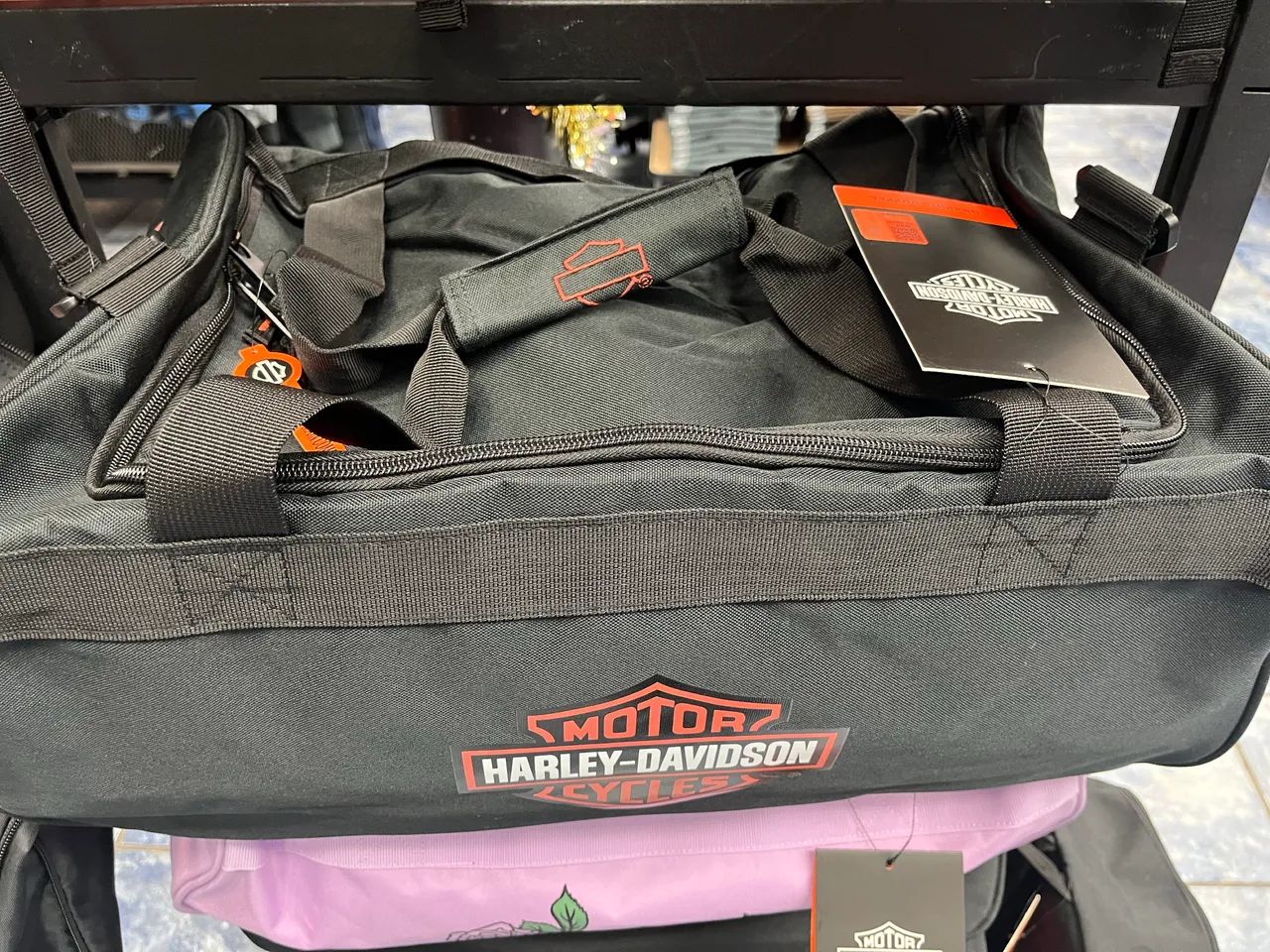 Bolsa mochila de costas e mão Harley Davidson 