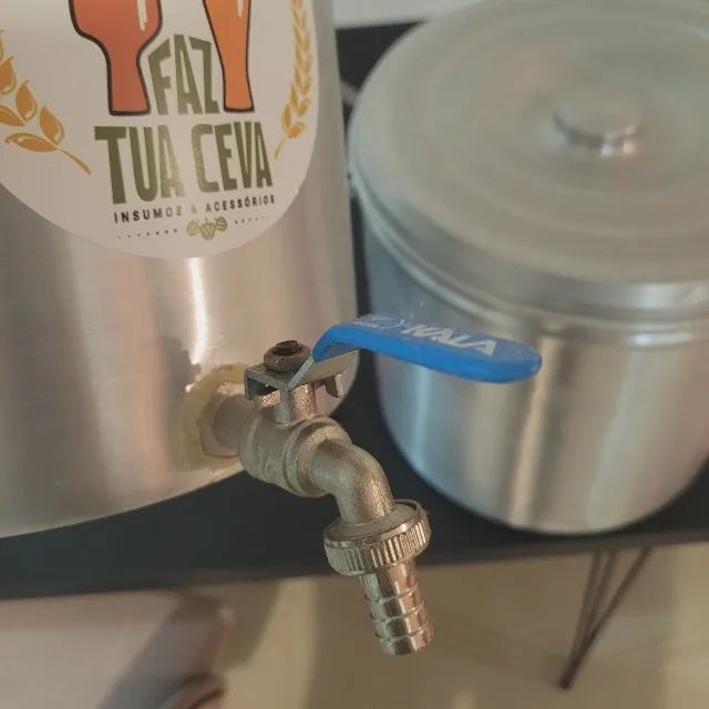 Kit cervejeiro - Panela 20L + Colher Inox + Cooler Serpentina + Isopor 100L + Panela 8,3L - Foto 5