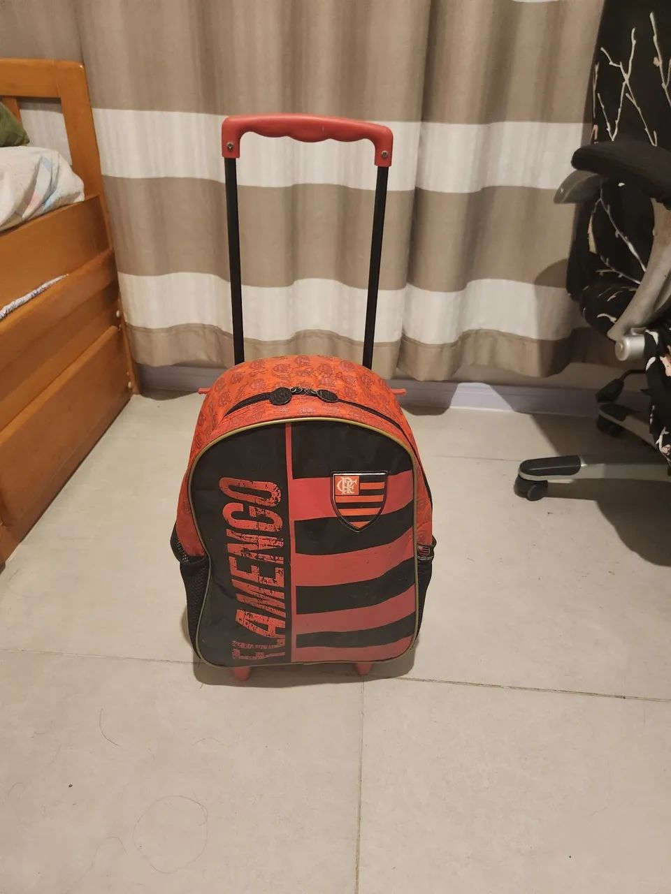 Mochila de rodinha Flamengo