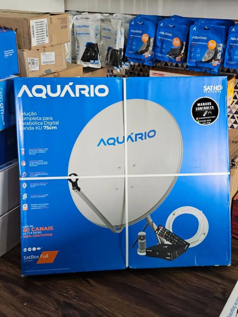 Antena parabólica ( completa). 